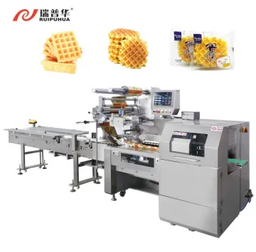Automatic Waffles Wafer Biscuit Horizontal Pillow Type Packing Machine