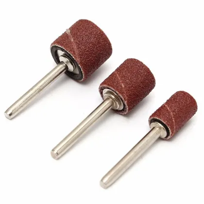 Nail Drill Bits and Sanding Bands for Pedicure Dremel Drill Rotary Tools (1/2, 3/8, 1/4 Inch)