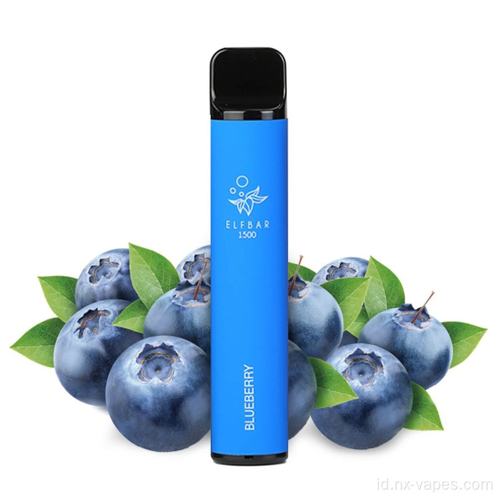 Elf Bar 1500 Puff sekali pakai Vape Kit