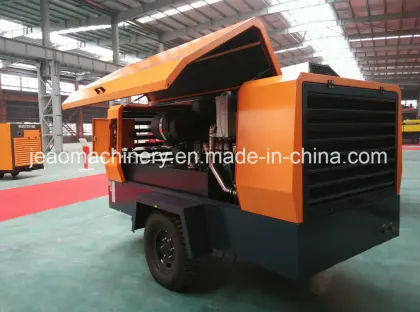 Won China National Inspection-Free Products 18bar Movable Diesel Screw Air Compressor for Water Well Used