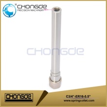 C3 / 4 &quot;-ER16-5.5&quot; eje de extensión de vástago recto