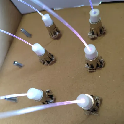 RGBW LED Fiber Optic Star Ceiling Crystal End Fitting