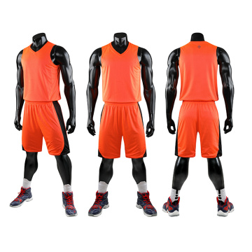 Novo design reversível jersey de basquete