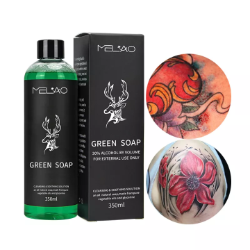 Sapone verde cumulo vegano personalizzato