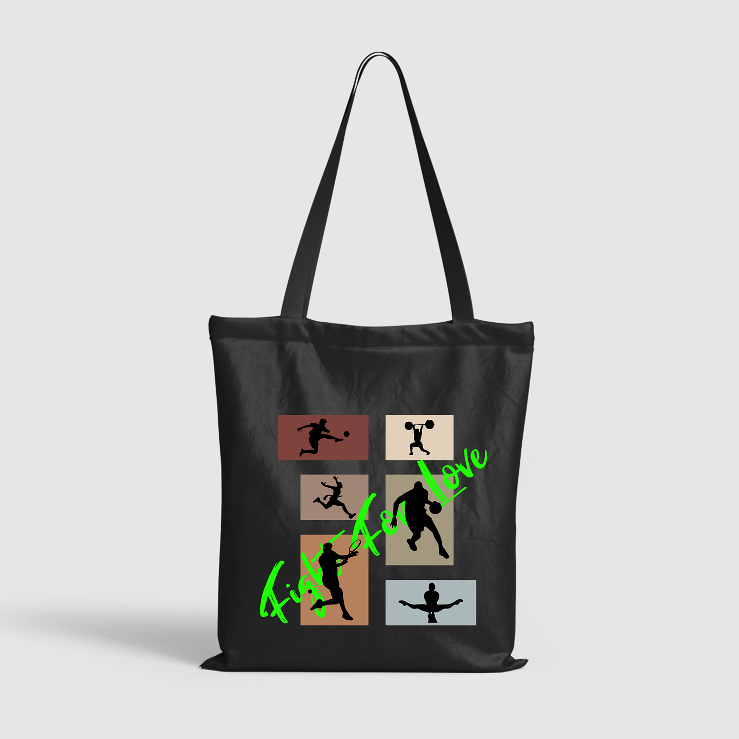 Olympics Special Design Large Capacity Canvas Shopping Bag