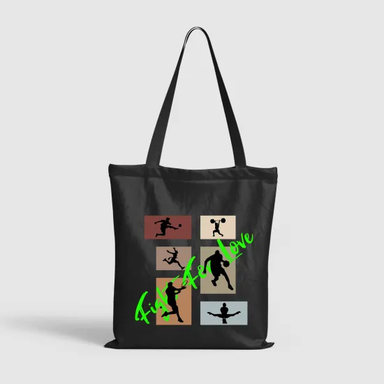 Olympics Special Design Large Capacity Canvas Shopping Bag