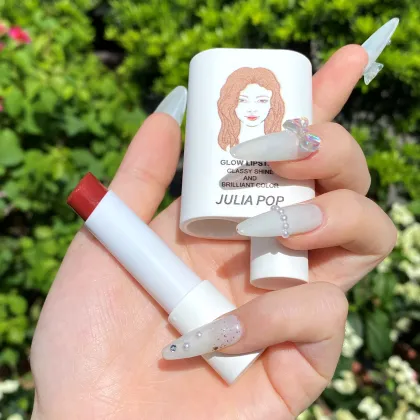 Vegan Brown Matte Lipstick - Organic, Painless, Solid, 2-Color