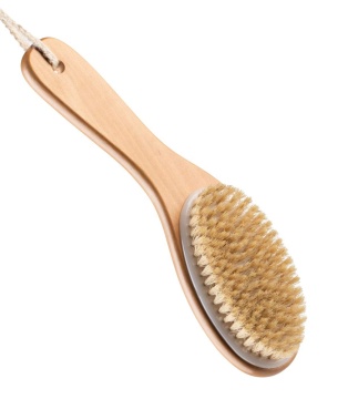 Wholesale Private Label Wood Handle Sisal Bristle Dry Body Brush for Shower: Premium Bathing Accessory