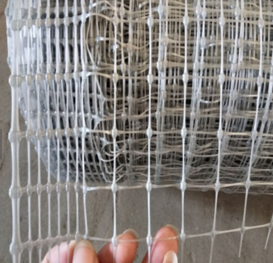 Rede plástica cinzenta das aves domésticas da malha de Tailândia