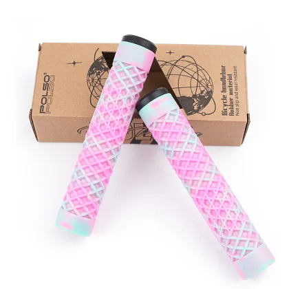 Fixed Gear Grip Anti-slip Bike Rubber Bicycle Handlebar Grips