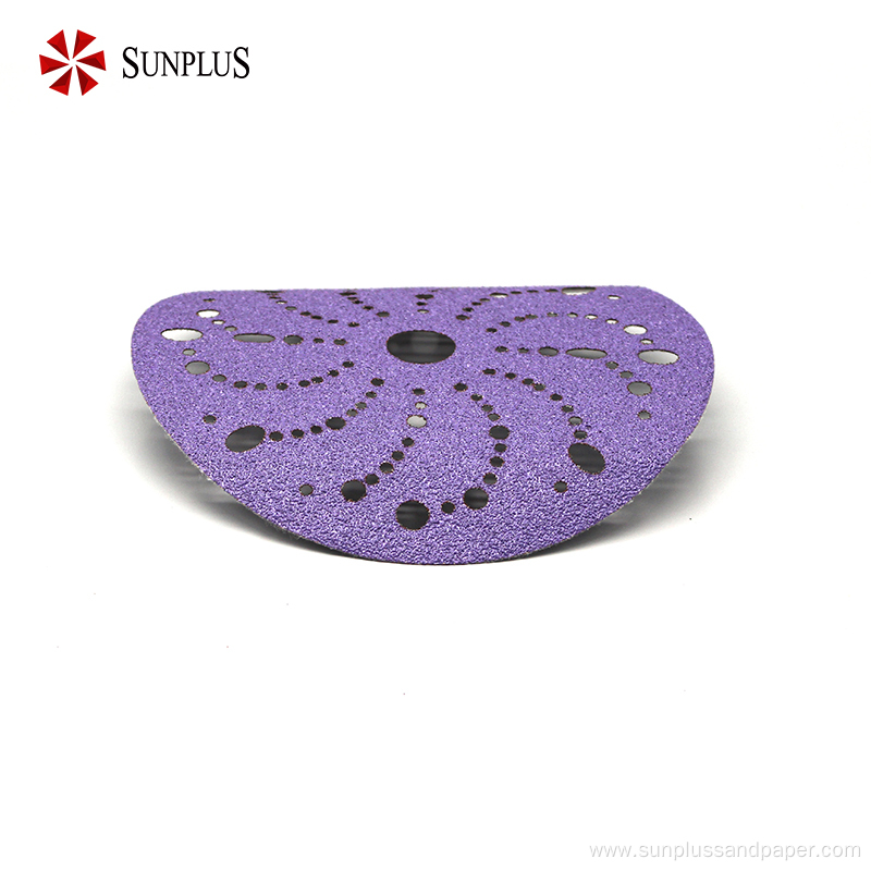 German Ceramic Sanding Disc Purple Film Sand Paper