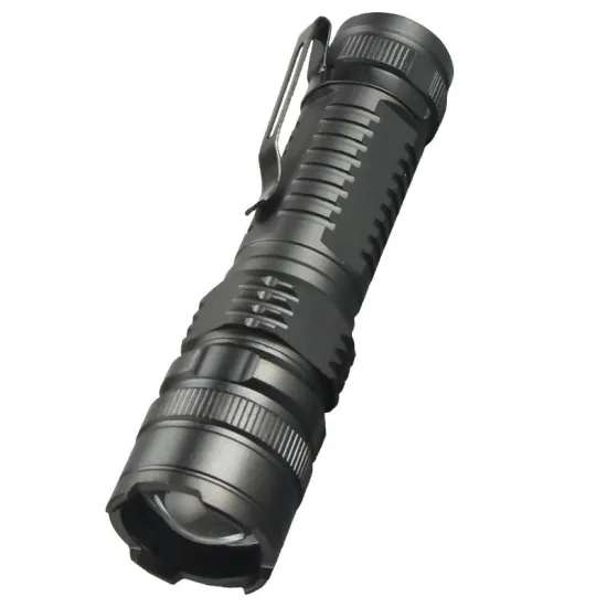 RTS Portable Mini Rechargeable LED Camping Light with Zoom Focus Flashlight and Pen Clip