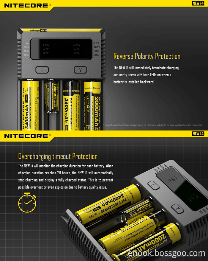 2017 Nitecore New I4 Battery Charger