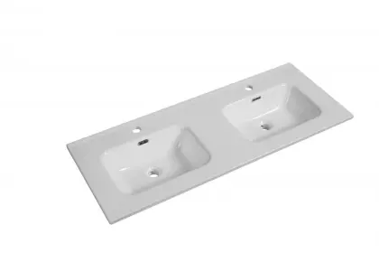 Ceramic Double Basin Wash Basin