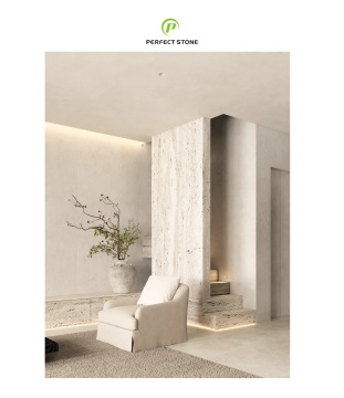 Premium Natural Travertine Slabs for Home and Commercial Decorative Wall Cladding