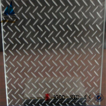 Structural Tempered Laminated Anti Slip Glass Floor Panels