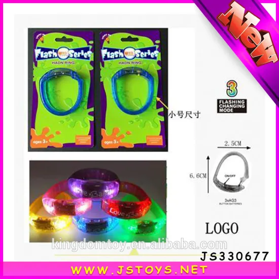 2016 newest led flashing bracelet for vocal concert