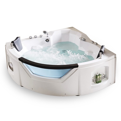 1.54*1.54m Indoor Triangle Jetted Hydromassage Bathtub