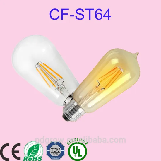 E26 E27 led filament bulb st64 st38 st48 st58 retro Edison style led light bulb with 4 watt 6
