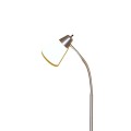 Silver LED eye-caring floor lamp
