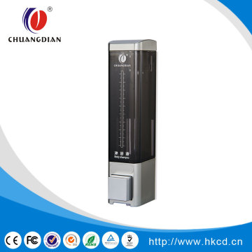 Hot sale durable Silver plated &black transparent Soap Dispenser CD-1013B