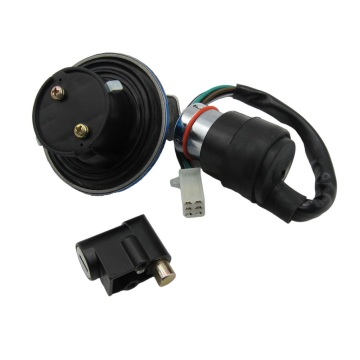 6Wires Motorcycle Ignition Switch Kit with Fuel Gas Cap Tank Cover Lock and Key for Suzuki GN125
