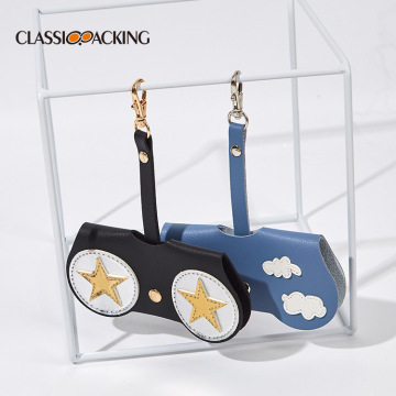 2024 New Design Portable PVC Glasses Bag with Stress-Resistant Sunglasses Clip