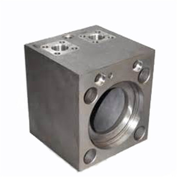 CNC-bearbeiteter Stahl-kundenspezifischer Ventilblock