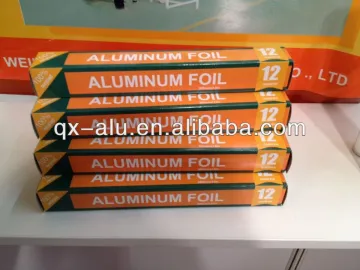 household Aluminium foil roll for food