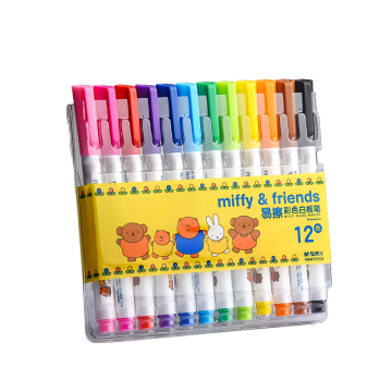M&amp;G 12-Pack Easy Erasable Whiteboard Markers - Encre non toxique et plus épaisse, pour les enfants et usage domestique