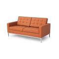 Florence Knoll Replica Leder Liebesflockensofa