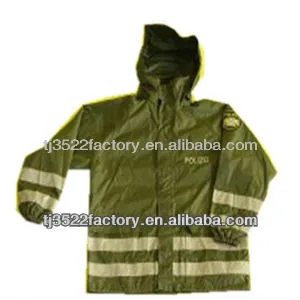 POLICE/RAINCOAT PVC Police raincoat