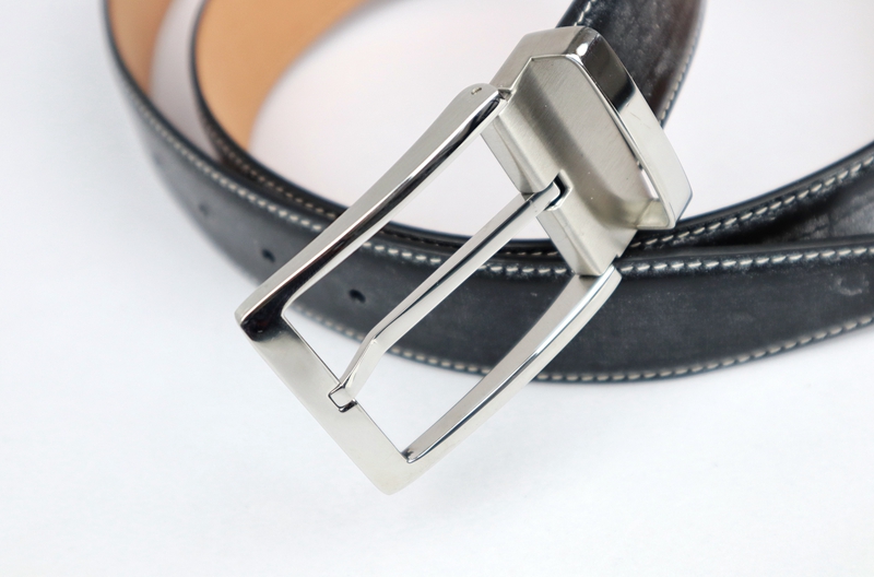 Monisar Stainless Steel Pin Buckle Men S Leather Belt