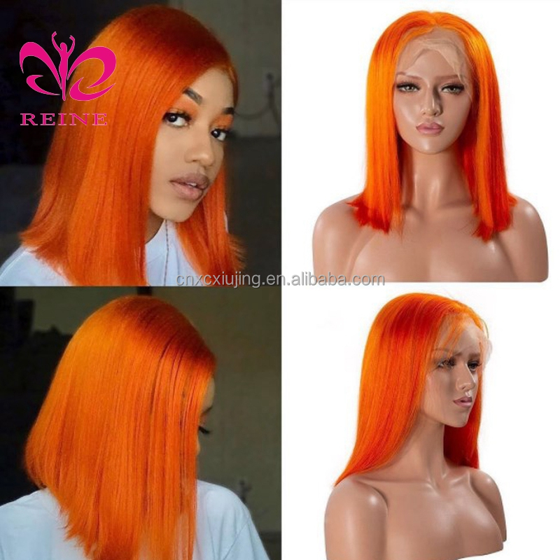 Human Hair Wigs For Women Ginger Orange Blonde 13x4 Lace Front Wig Brazilian Hair Swiss HD Lace Closure Wig