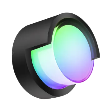 Smart IP65 APP & Voice Control RGB+CCT WiFi LED Wall Lamp for Indoor Use