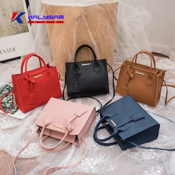 Candy color shoulder handbags for girls