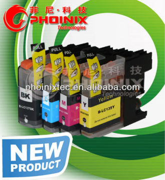 New Inkjet Cartridge LC137BK LC135 Compatible for MFC-J4410DW MFC-J4510DW MFC-J4710DW DCP-J4110DW