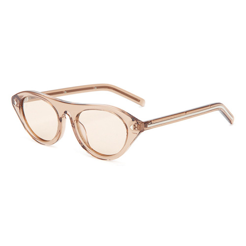 Wholesale Avant-Garde Flat-Top Cat-Eye Acetate Sunglasses