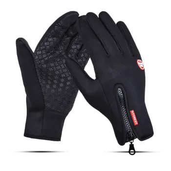 High Touch Screen Full Finger Bike Gloves - Non-Slip, Shock Absorption, and Warmth for Cycling Sports