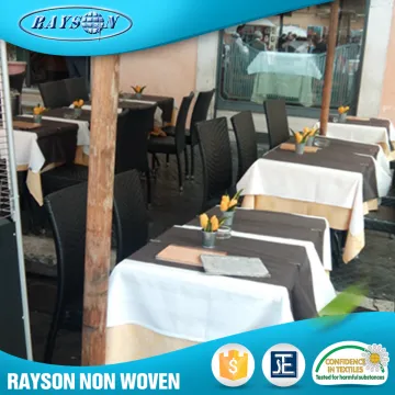 China Market Pp Spunbonded Disposable Non-Woven Table Cloths