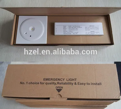 3 Hours Operation Embedded Led Emergency Lighting