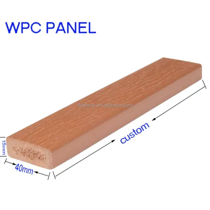 Wood-Plastic Composite Flooring Technics and Engineered Flooring Type WPC Panel