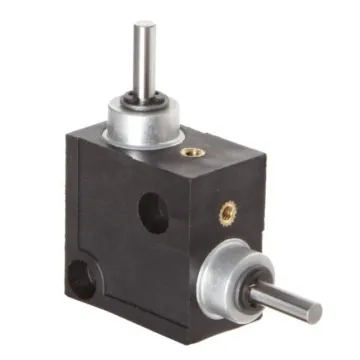 Custom design precision iniature right angle gearbox, acetal right angle gearbox