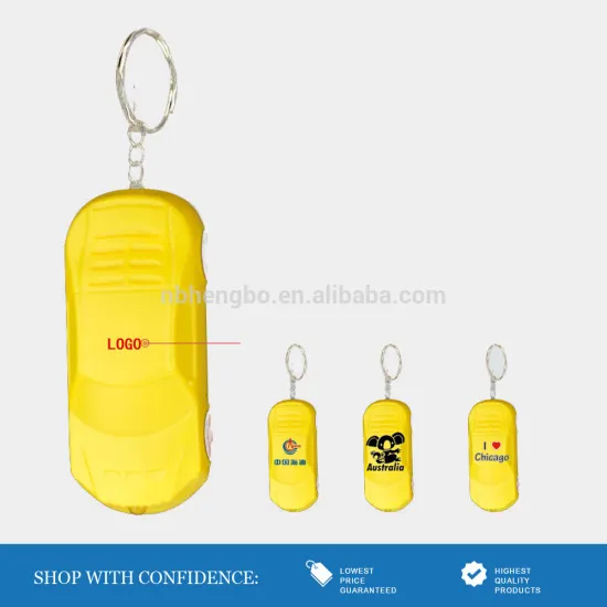 car shape keychain bottle opener with led light