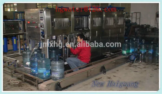 XG-100 type 200 to 250BPH 18.9L bottle filling machine