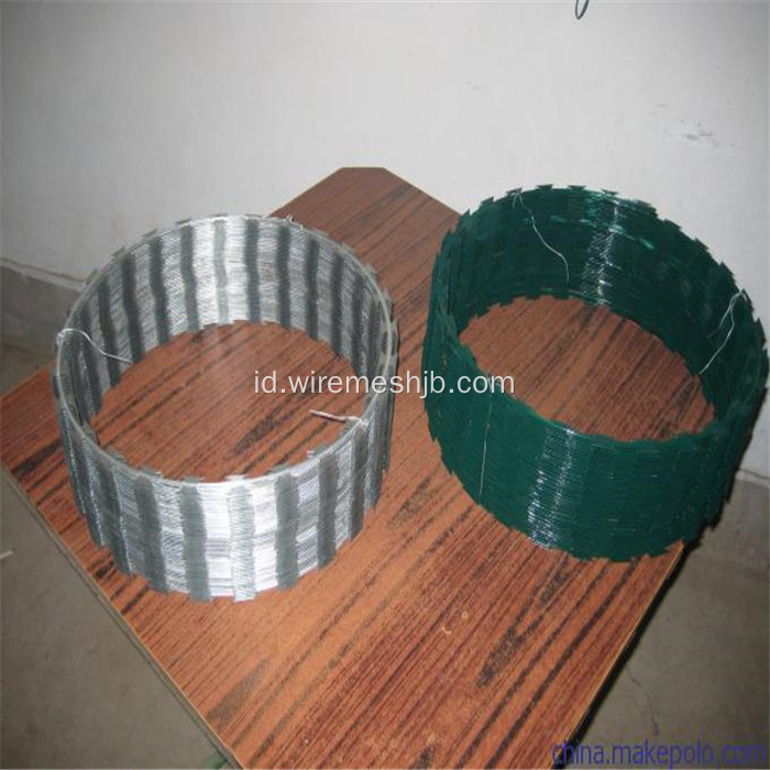 BTO-22 Galvanis Concertina Razor Wire Untuk Bandara