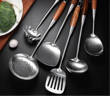 304 Stainless Steel Comfortable Cooking Spatula Fried Shovel
