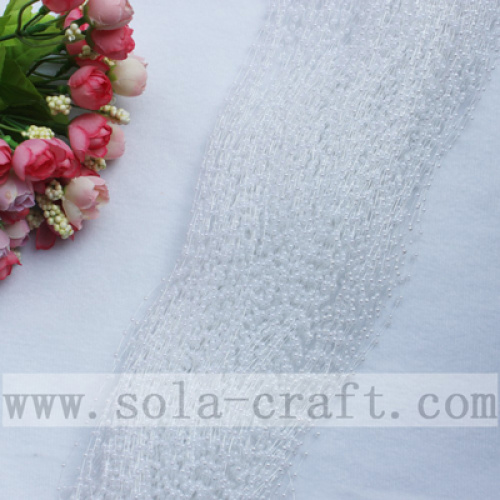 Mix Color 3MM Plastic Pearl Garland Curtains for Wedding Centerpiece Decoration Craft DIY