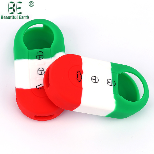 Topbest Silicone Car Key Cover For Fiat 500