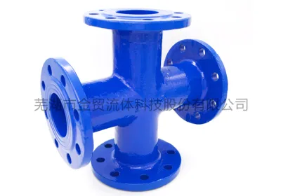 ductile iron pipe fitting flange cross